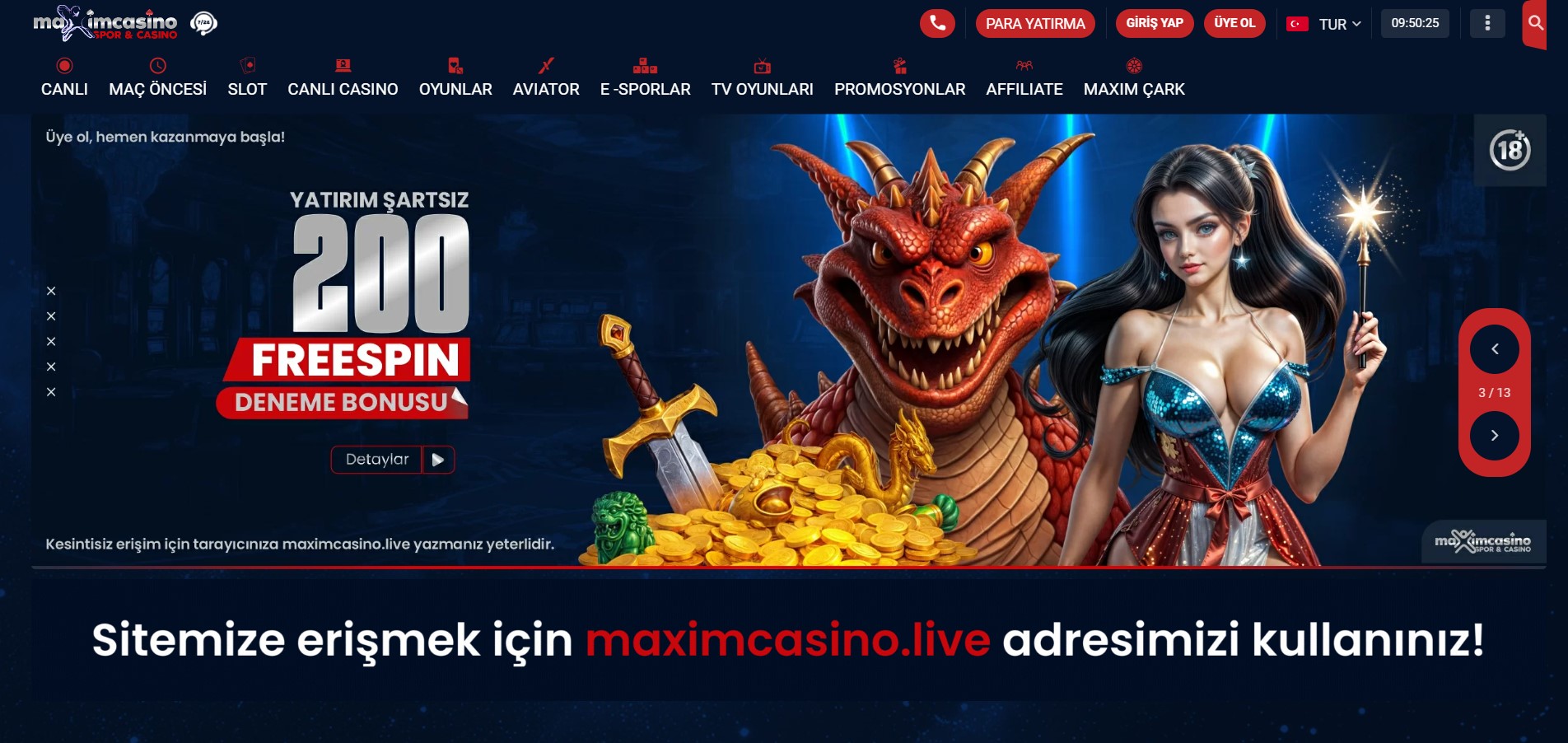 Maximcasino Giriş