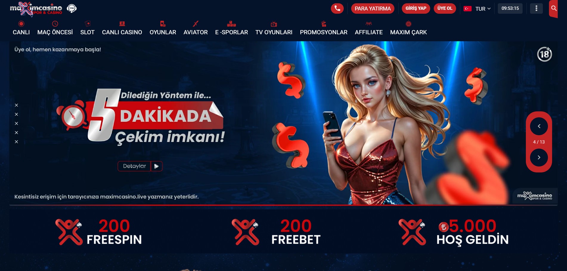 Maximcasino Şikayet